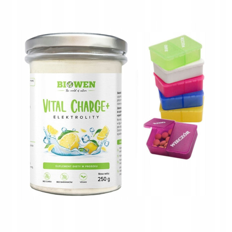 Electrolytes Vital Charge+ Biowen 250 g lemon HYDRATION + Freebie