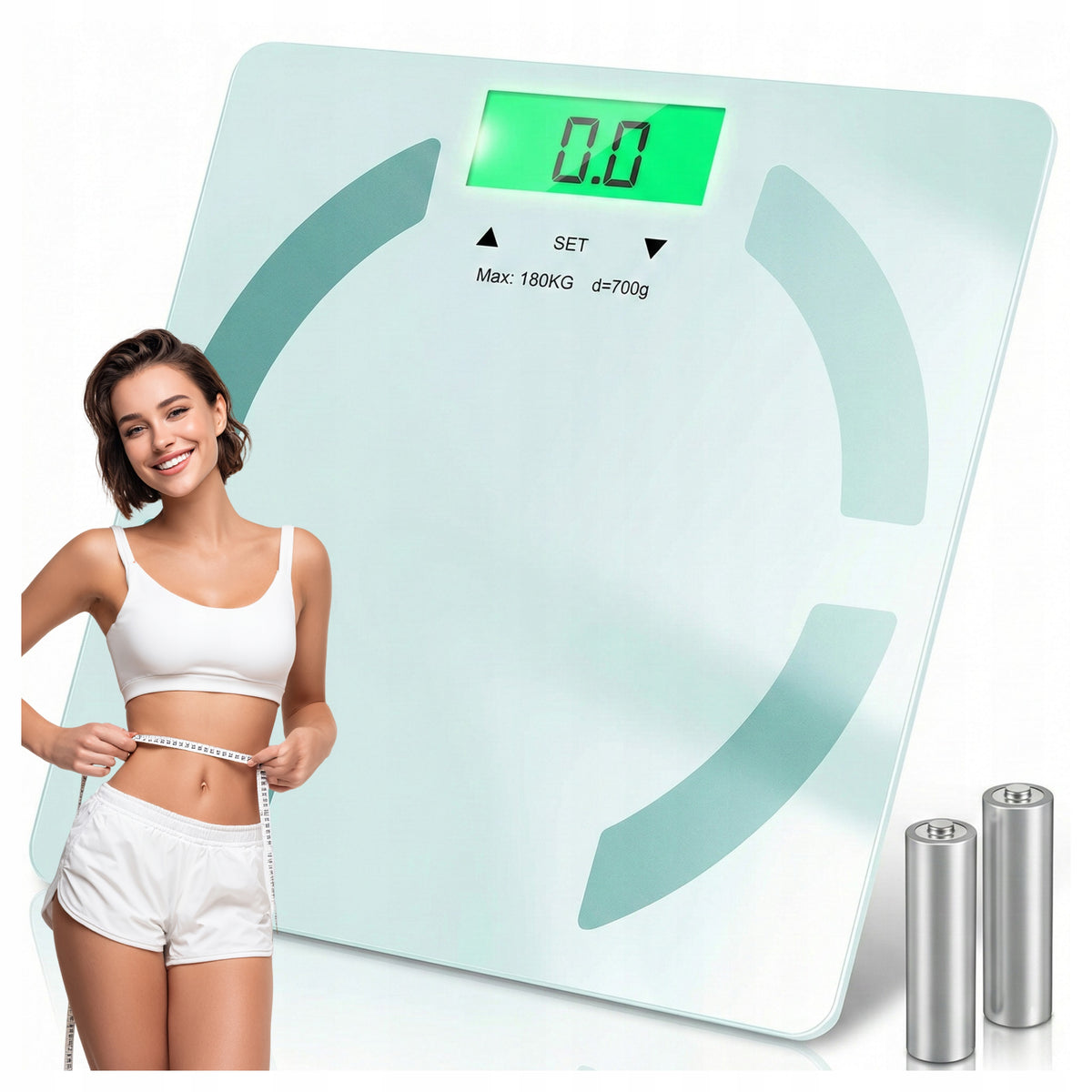 Electronic Analytical Bathroom Scale with Bmi Water Fat Measurement