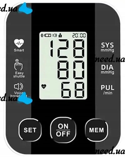 Electronic Automatic Shoulder Blood Pressure Monitor with Battery Operated Screen Medical device no
