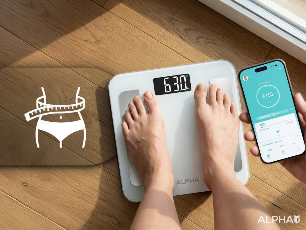 Electronic Bathroom Scale Alpha - Application in Polish Analytical 21in1 Packaging status original