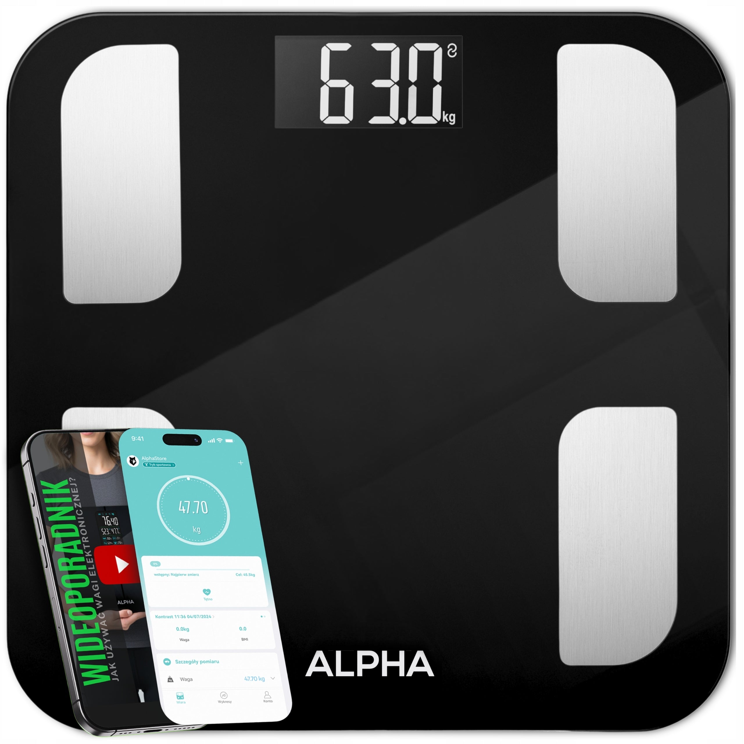 Electronic Bathroom Scale Alpha - Application in Polish Analytical BMI