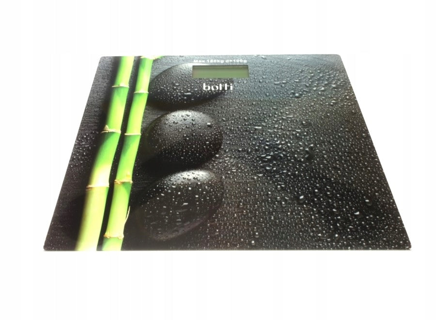 Electronic Bathroom Scale BOTTI BAM BOO Glass LCD