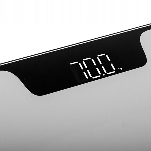 Electronic Bathroom Scale Glass LED 180kg Brand ADLER