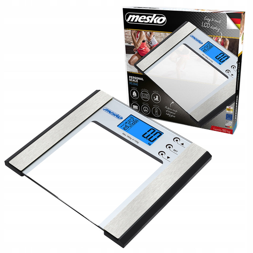 Electronic Bathroom Scale with Body Composition Analyzer BMI 180kg