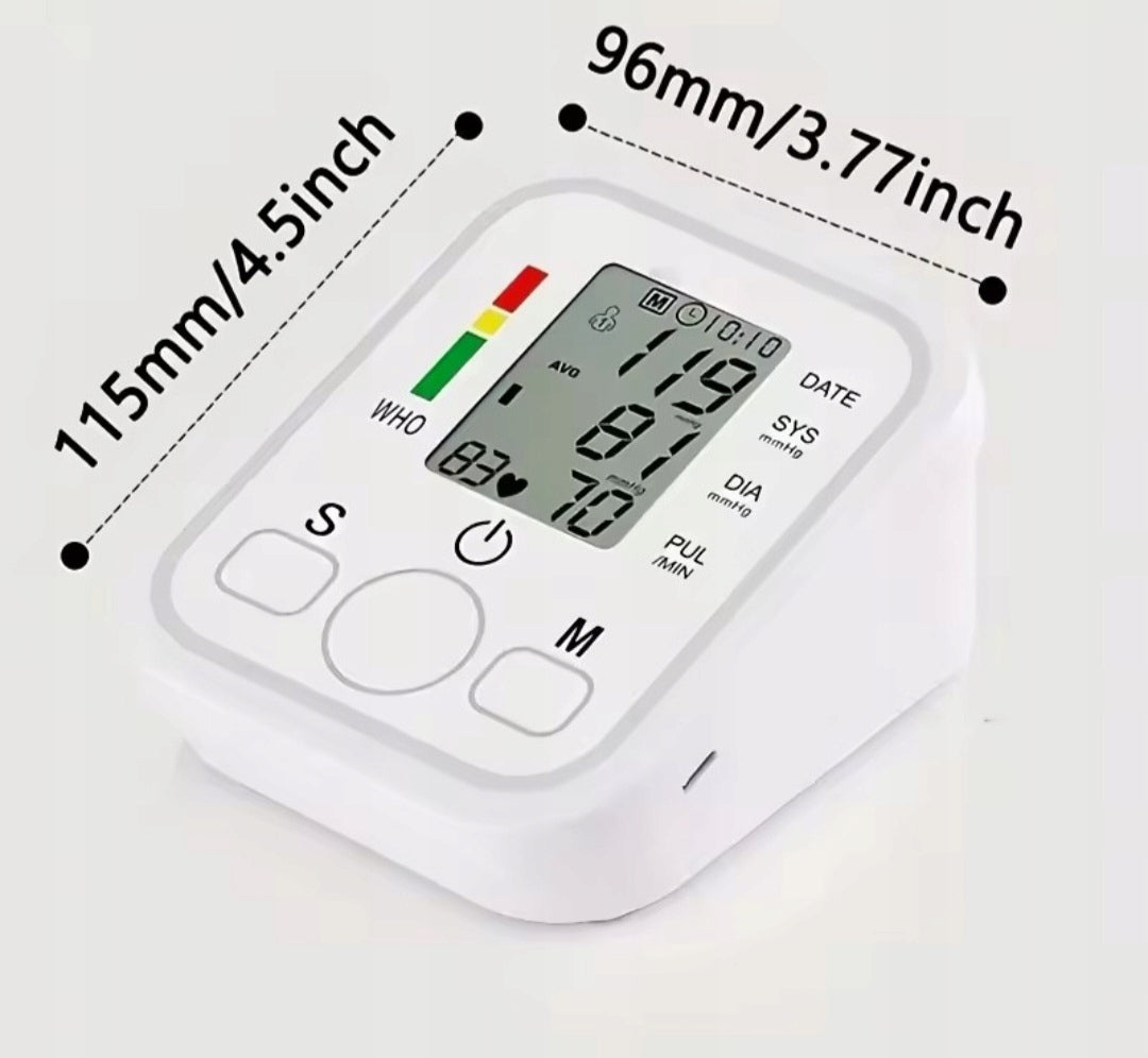 Electronic Blood Pressure Monitor Arm Style on Packaging status original