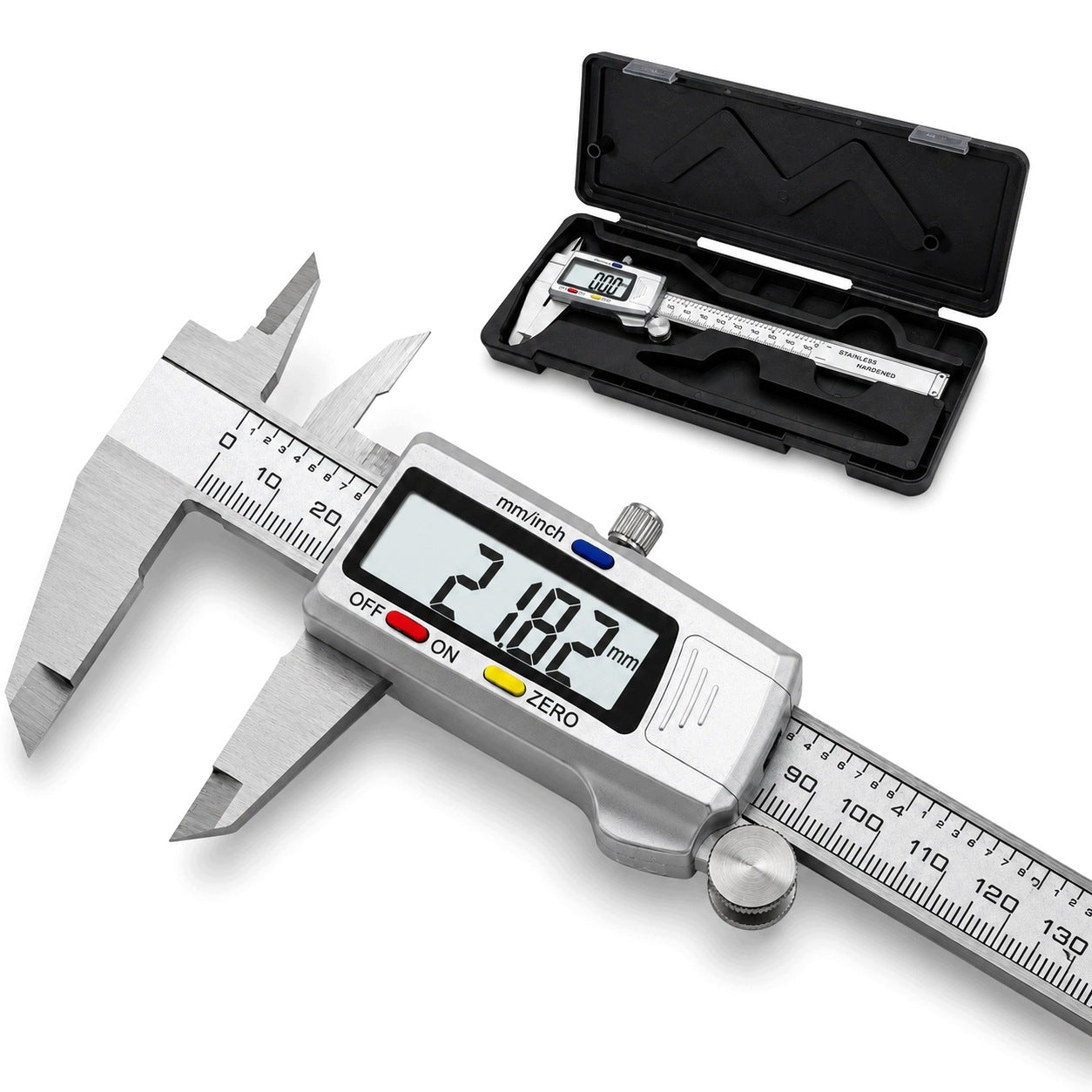 Electronic Caliper Accurate 0-150mm Stainless Steel + Case Batteries