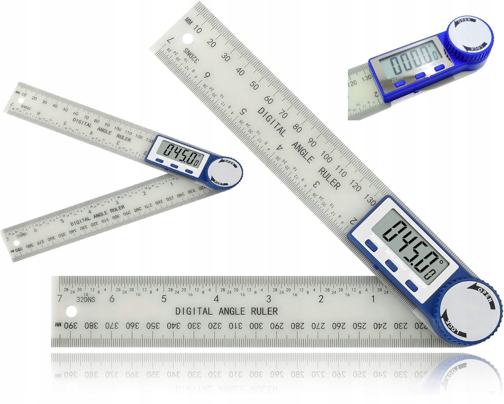 Electronic Digital Protractor 200mm 360°