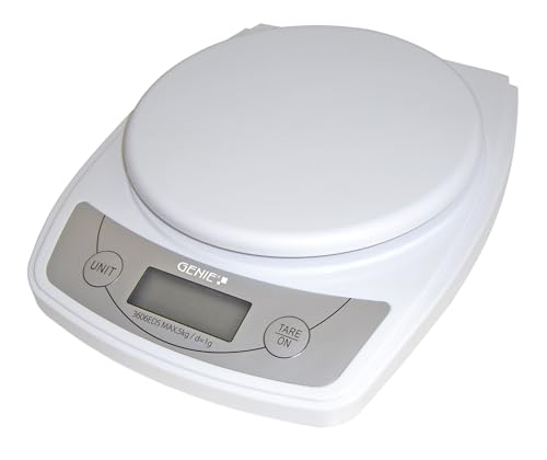 Electronic Kitchen Scale Postal 5kg LCD TARA Precision 1g White Packaging status original