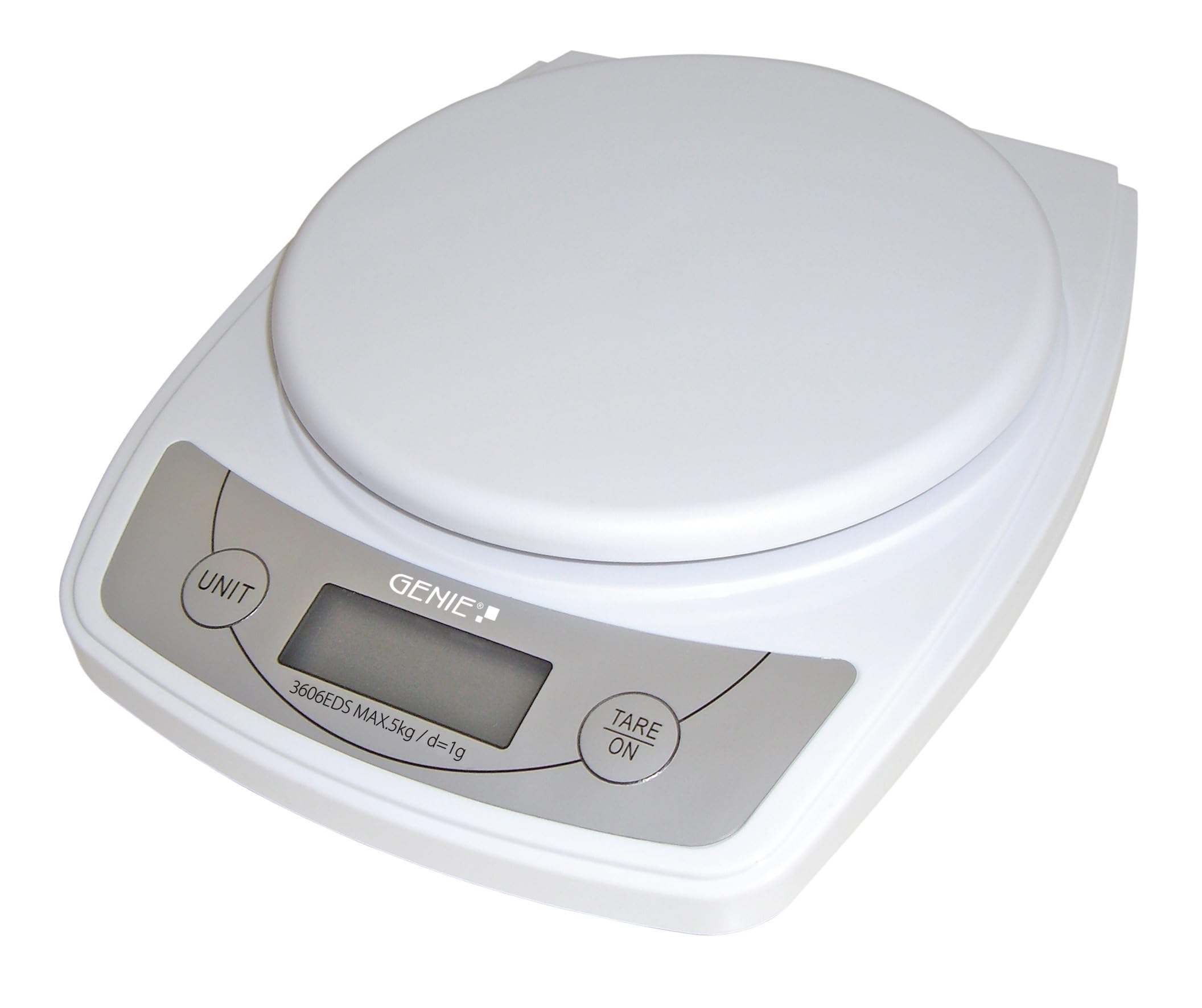 Electronic Kitchen Scale Postal 5kg LCD TARA Precision 1g White