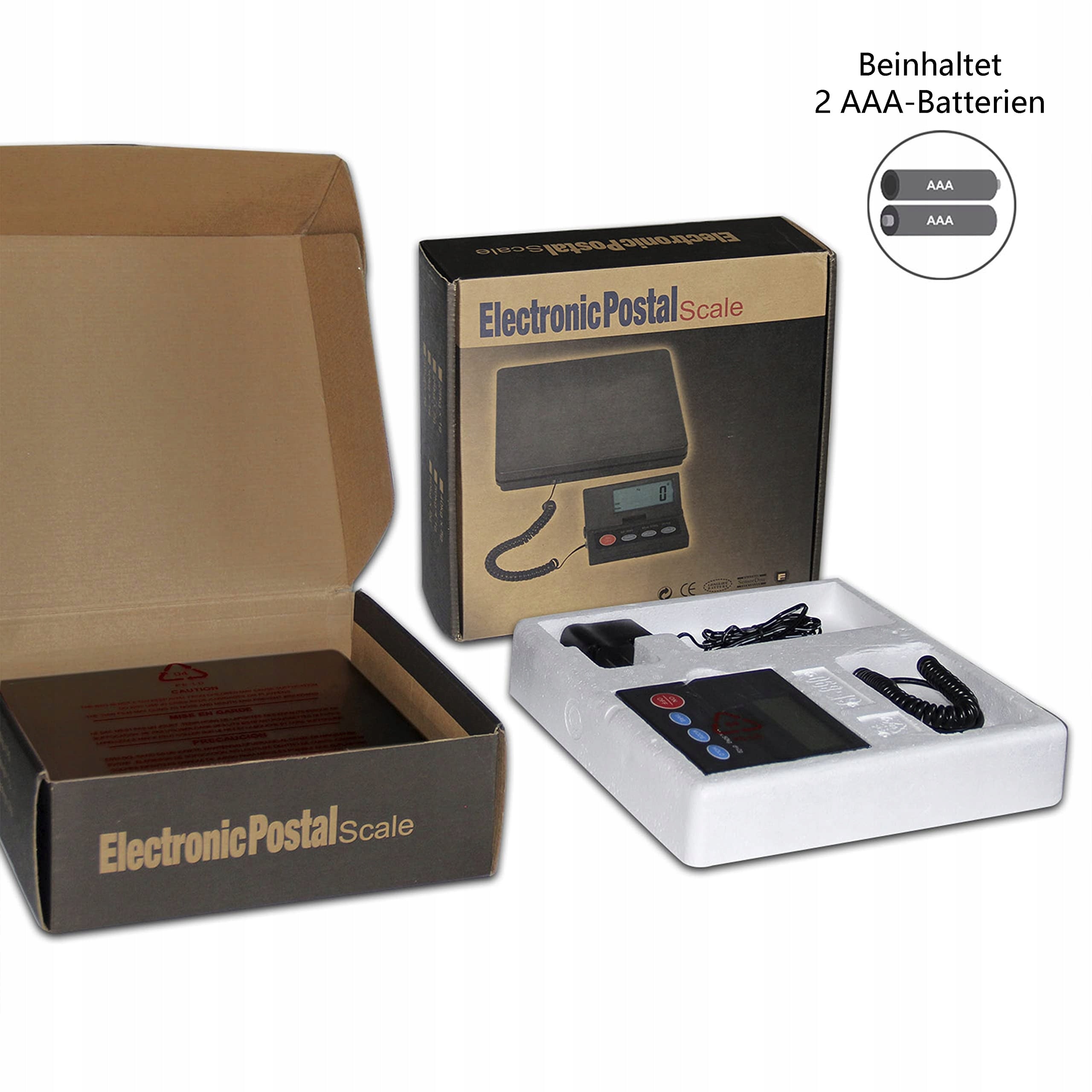 Electronic Parcel Scale 50 kg 2 g External LCD Display Manufacturer code 9JSHQY