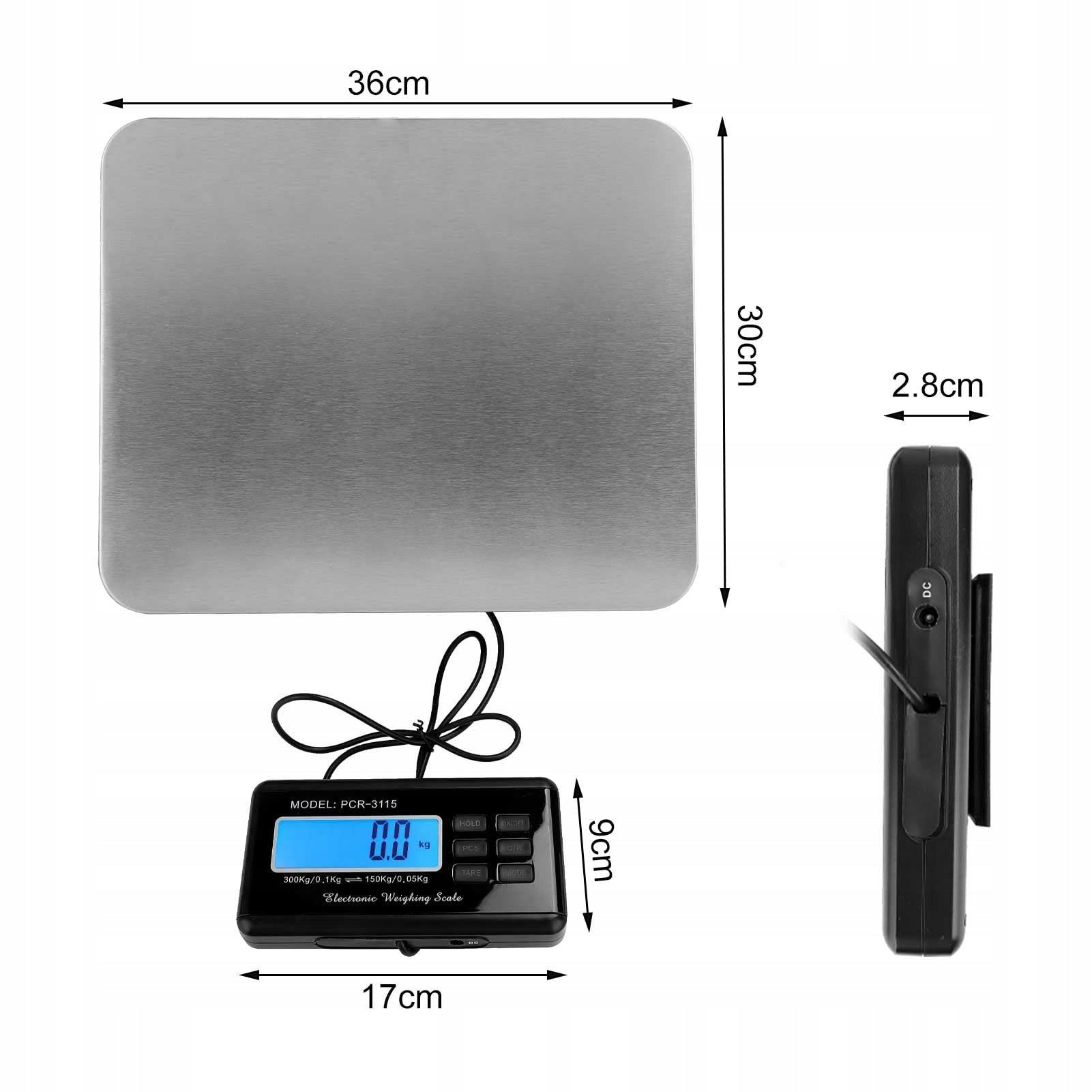 Electronic Scale 300kg / 0.1kg Postal Store Goods Warehouse Brand no brand