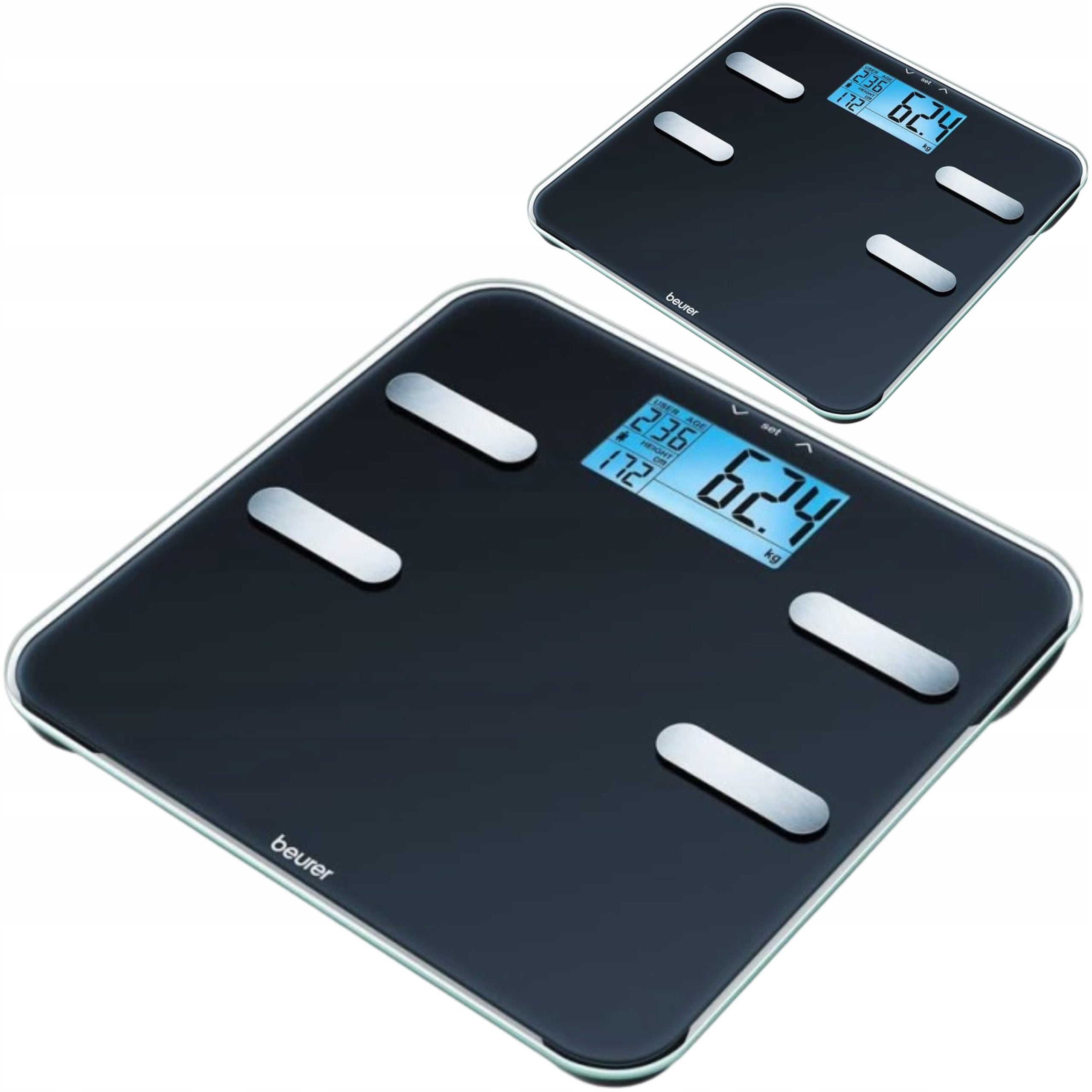 Electronic Scale Beurer BF185 Glass With Glass Measurement Memory 180 kg