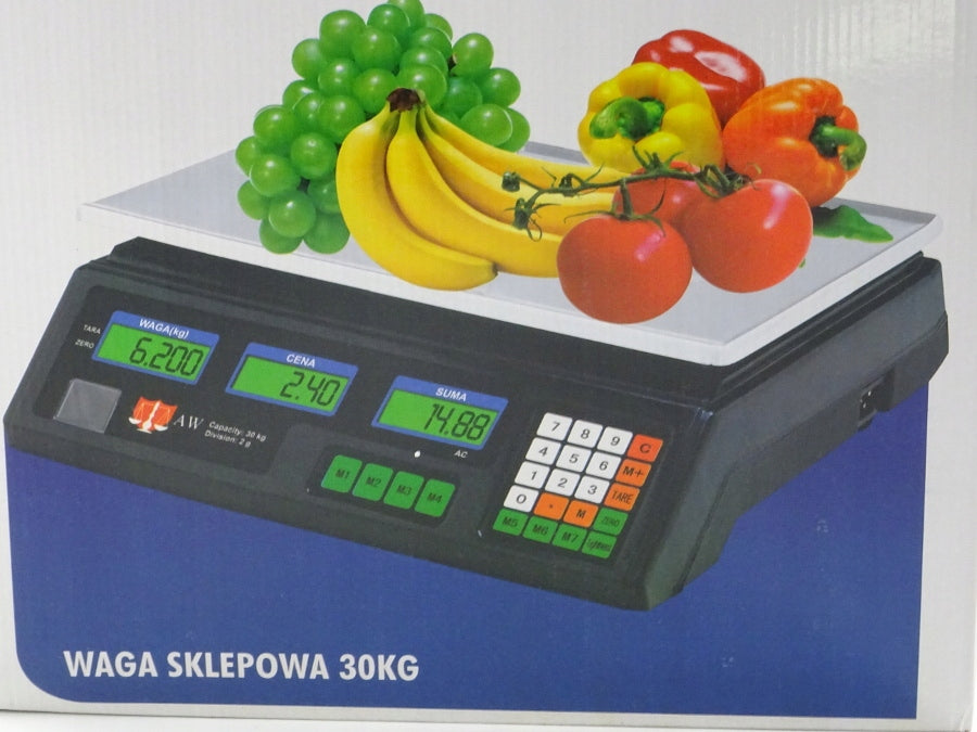 Electronic Scale Cordless Portable Charging 40 kg Brand ZL