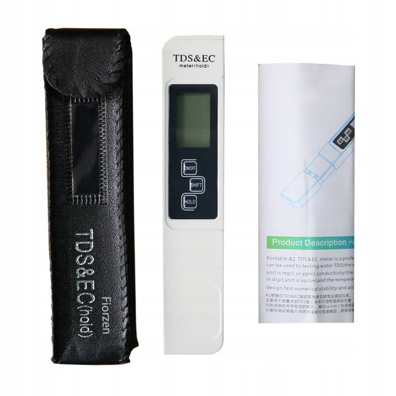 Electronic TDSec conductivity meter for home use. Manufacturer code FNLT0746