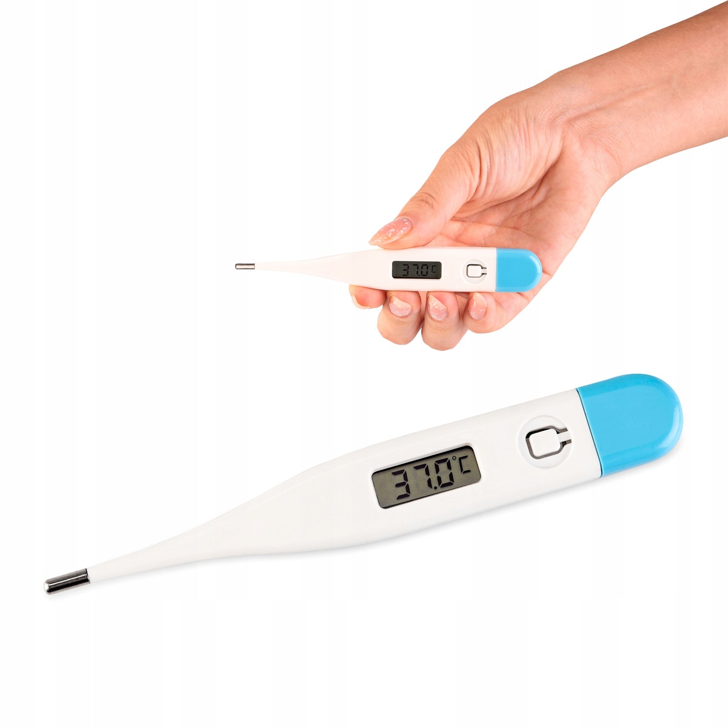 Electronic THERMOMETER for precise body temperature measurement + BATTERY