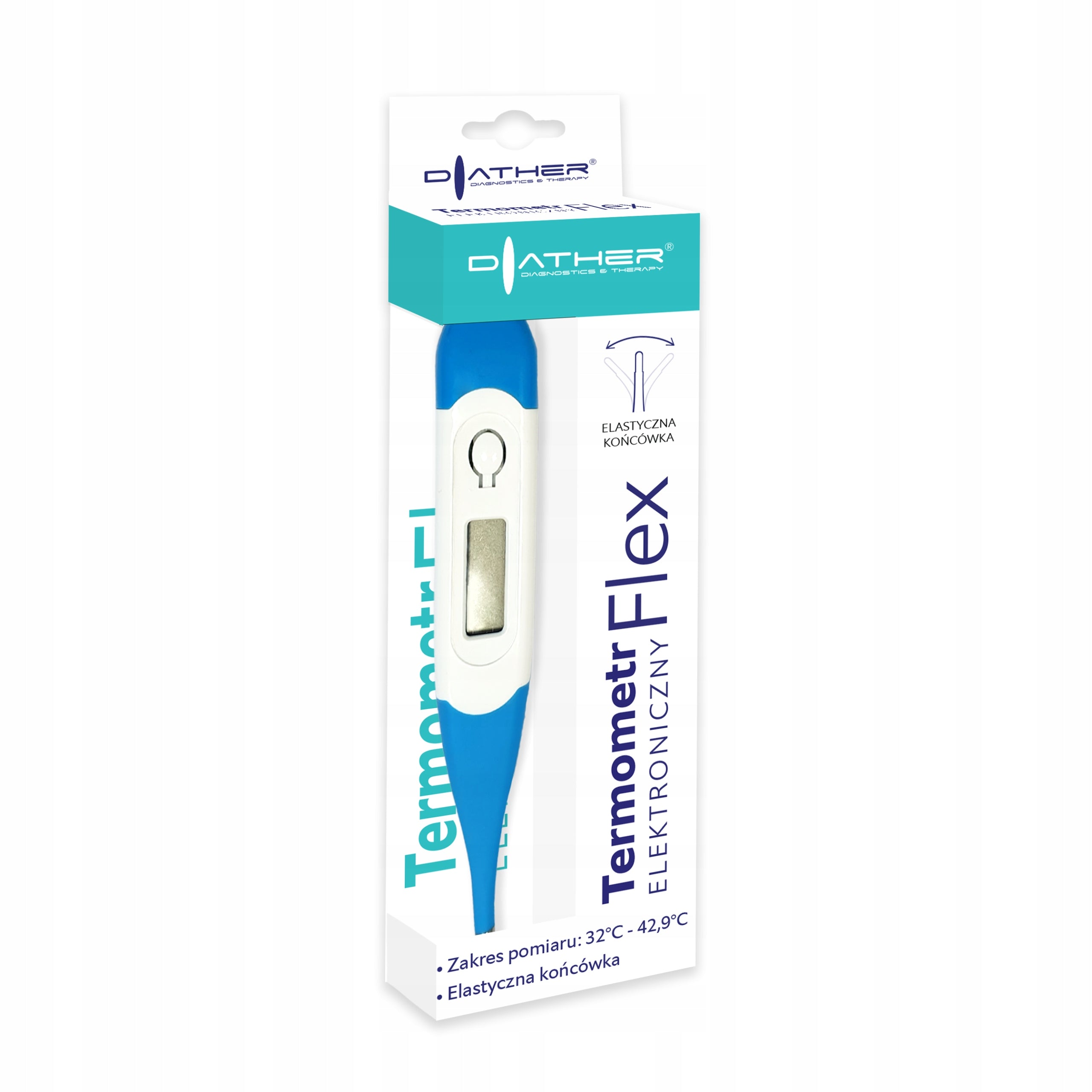 Electronic Thermometer Flex Accurate 1 Piece Medical device type medical device or in-vitro diagnostic medical device