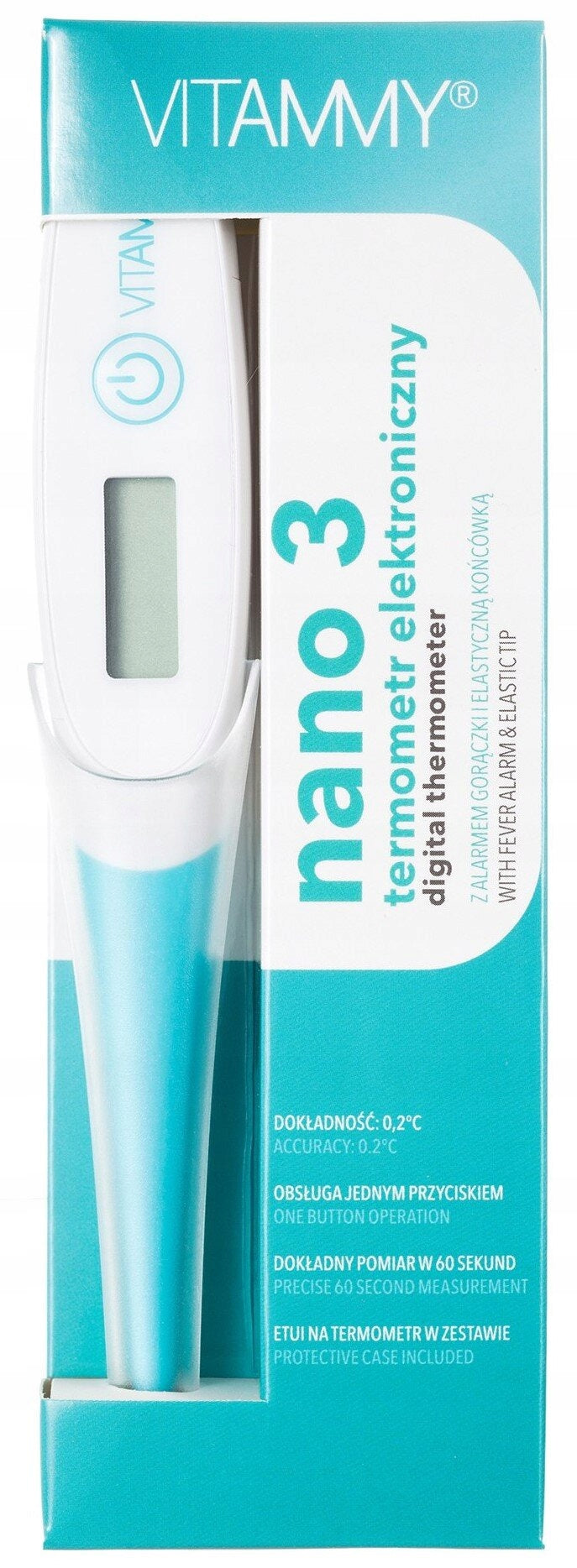 Electronic Thermometer VITAMMY Nano 3 Batteries included no