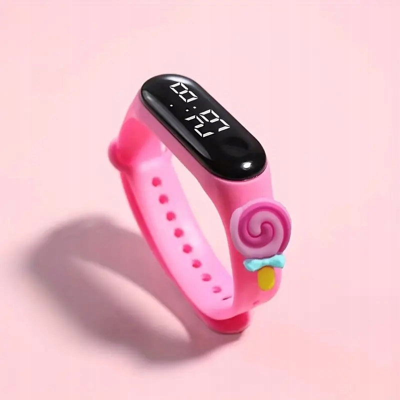 Electronic Watch for Children with Lollipop Bracelet
