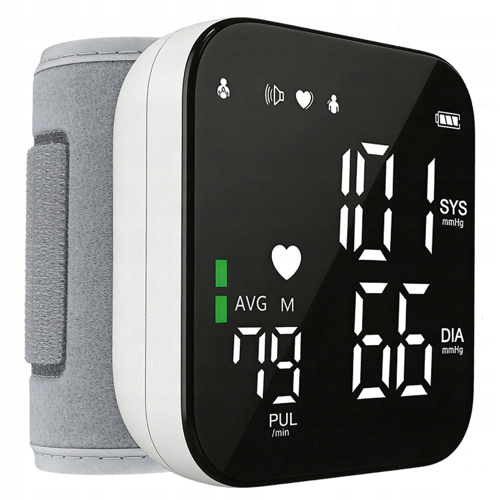 Electronic Wrist Blood Pressure Monitor With Backlight And Voice Arrhythmia