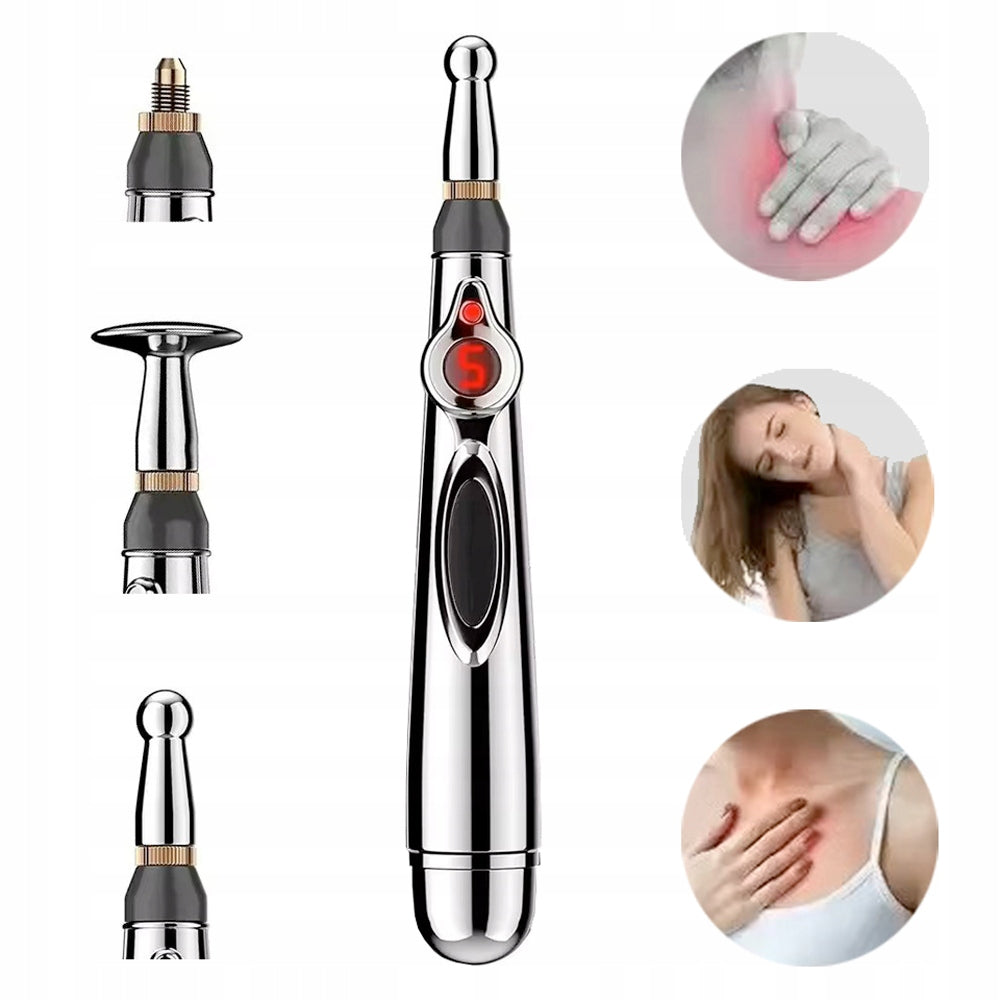 Electronic acupressure pen Active 3in1 - 3 heads, pulse massage