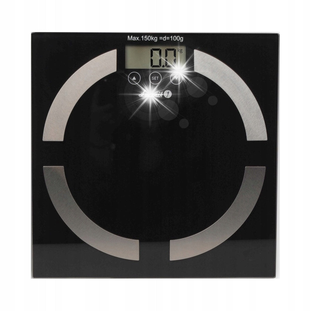 Electronic analytical bathroom scale Archer BS-11 B black up to 180kg