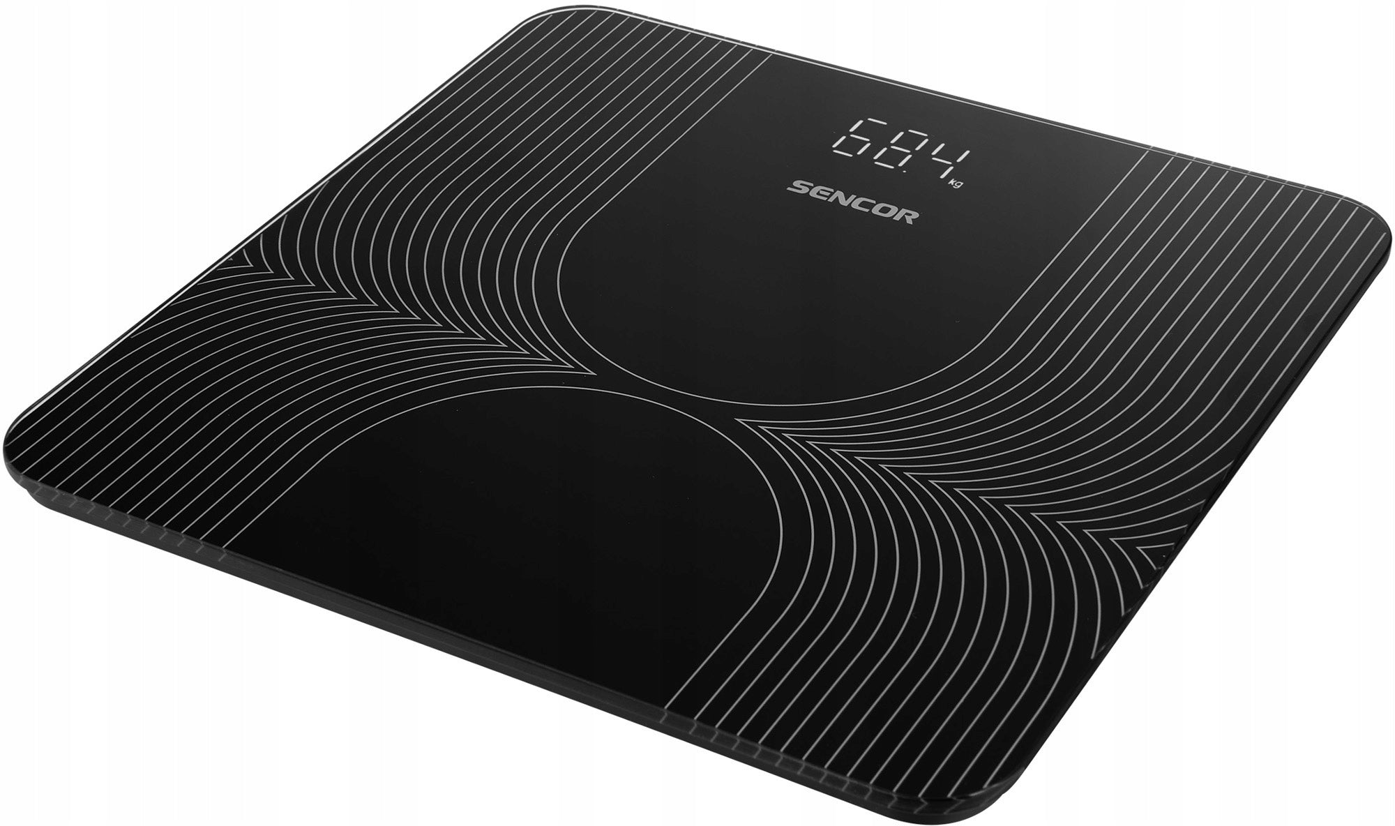 Electronic bathroom scale Sencor SBS2476BK Slim 180kg tempered glass