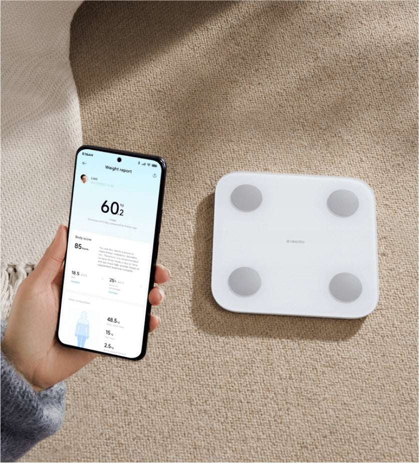 Electronic bathroom scale Xiaomi S400 up to 150kg analytical white Manufacturer code 50966