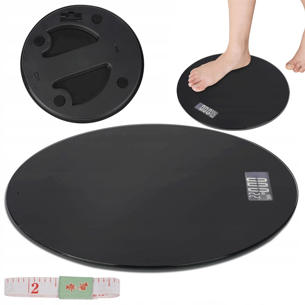 Electronic bathroom scale with LED and automatic switching on up to 180 kg