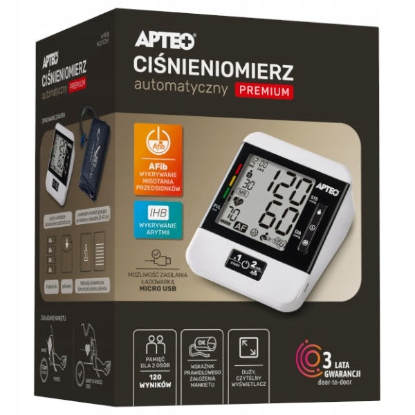 Electronic blood pressure monitor Apteo APTEO PREMIUM shoulder blood pressure monitor