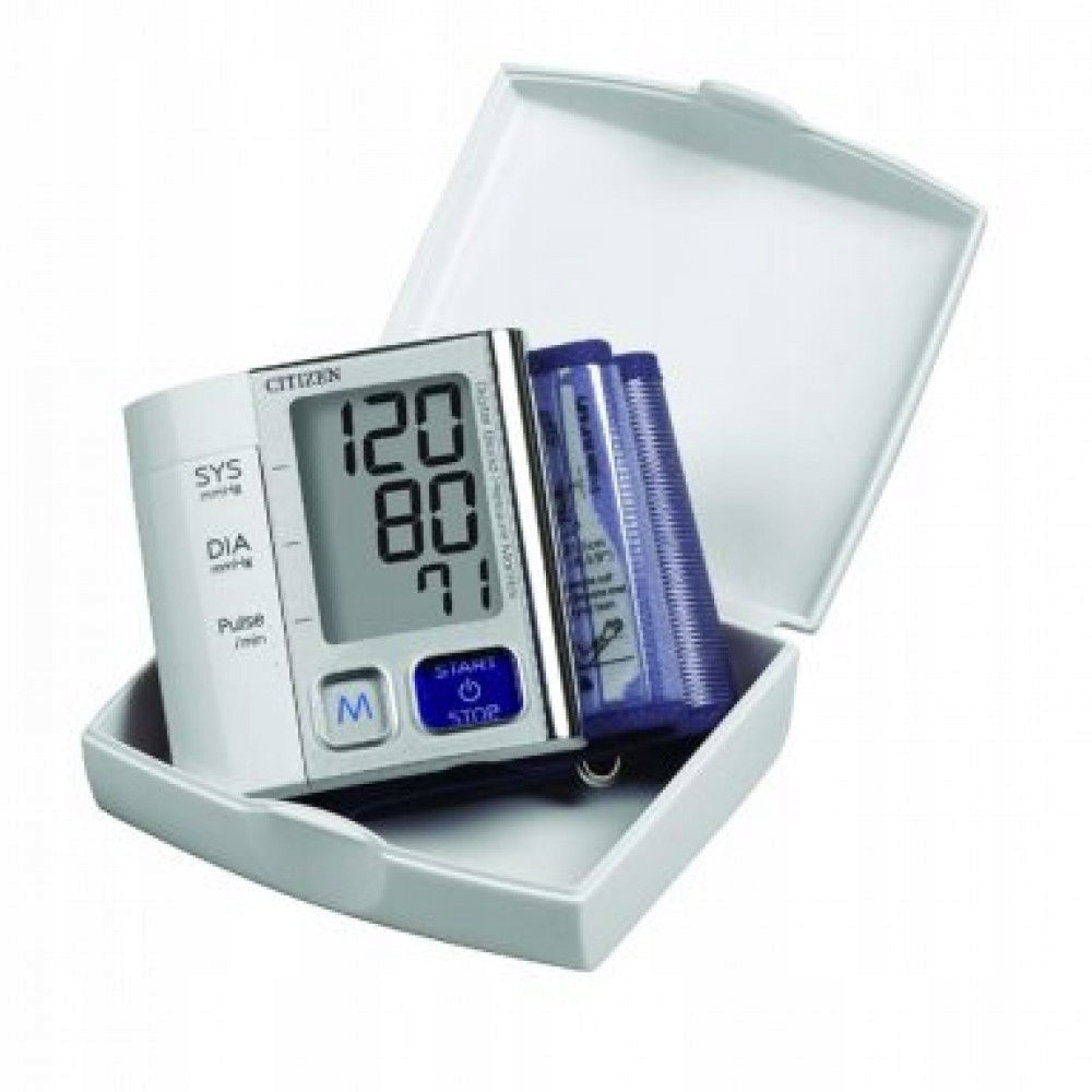 Electronic blood pressure monitor Citizen CH-657 for wrist Medical device type medical device or in-vitro diagnostic medical device