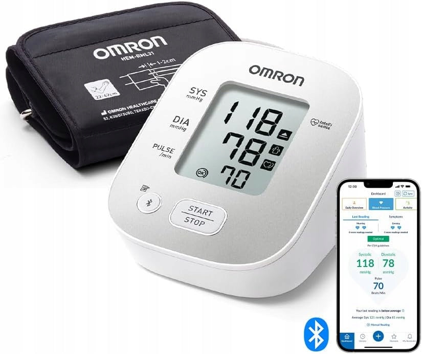 Electronic blood pressure monitor OMRON X2 Smart+ with cuff 22-42 cm