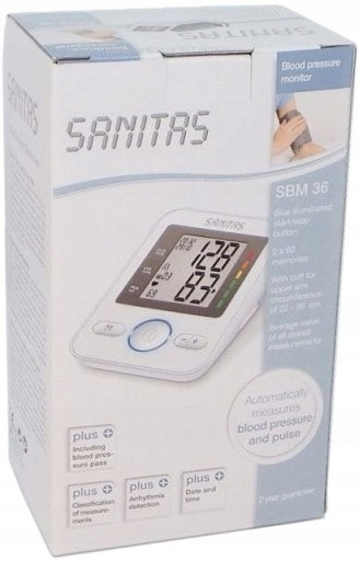 Electronic blood pressure monitor Sanitas SBM 36 for shoulder Medical device no