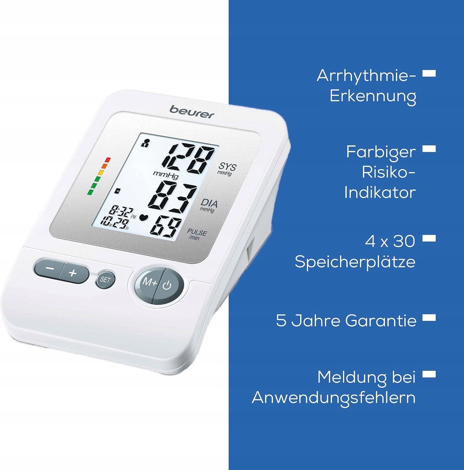 Electronic blood pressure monitor beurer BM26 for shoulder Medical device type accessories for a medical device or a product without an intended medical purpose