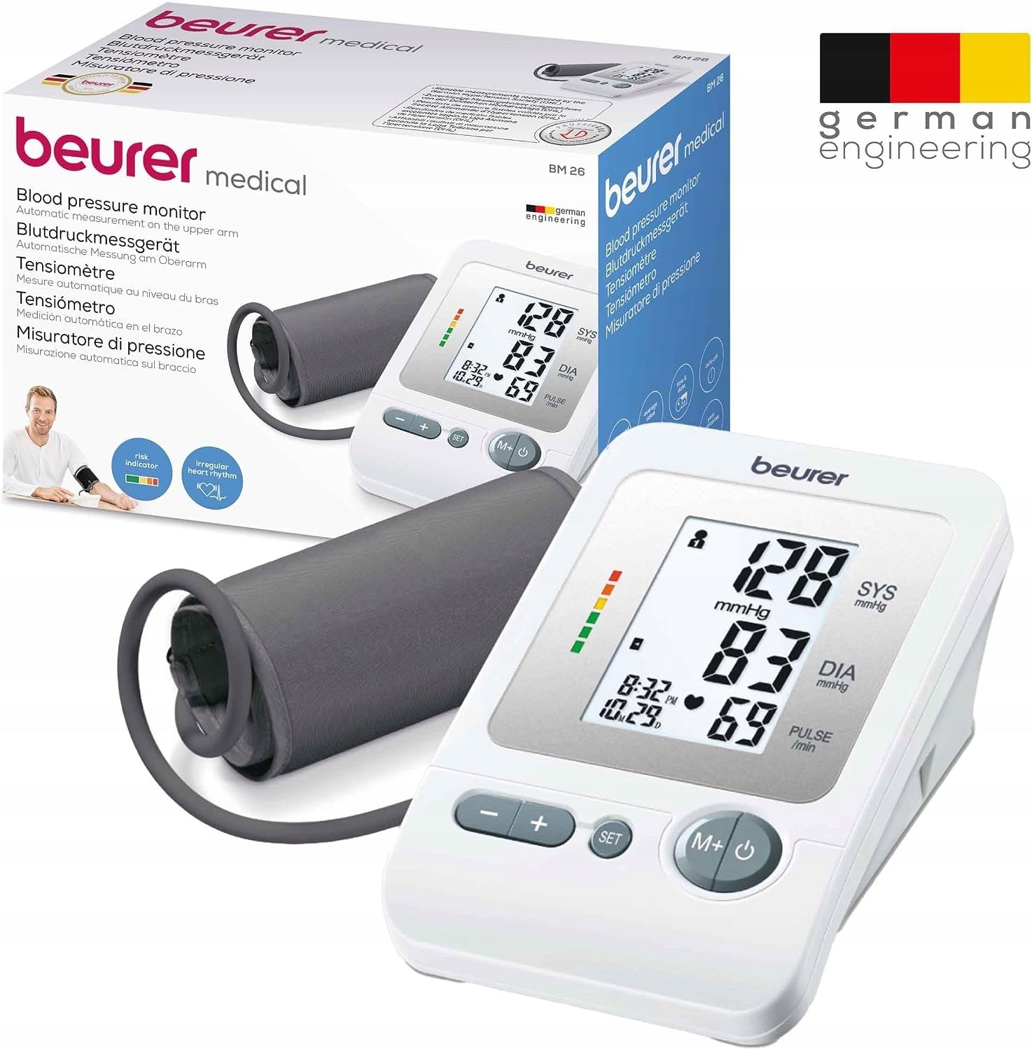 Electronic blood pressure monitor beurer BM26 for shoulder
