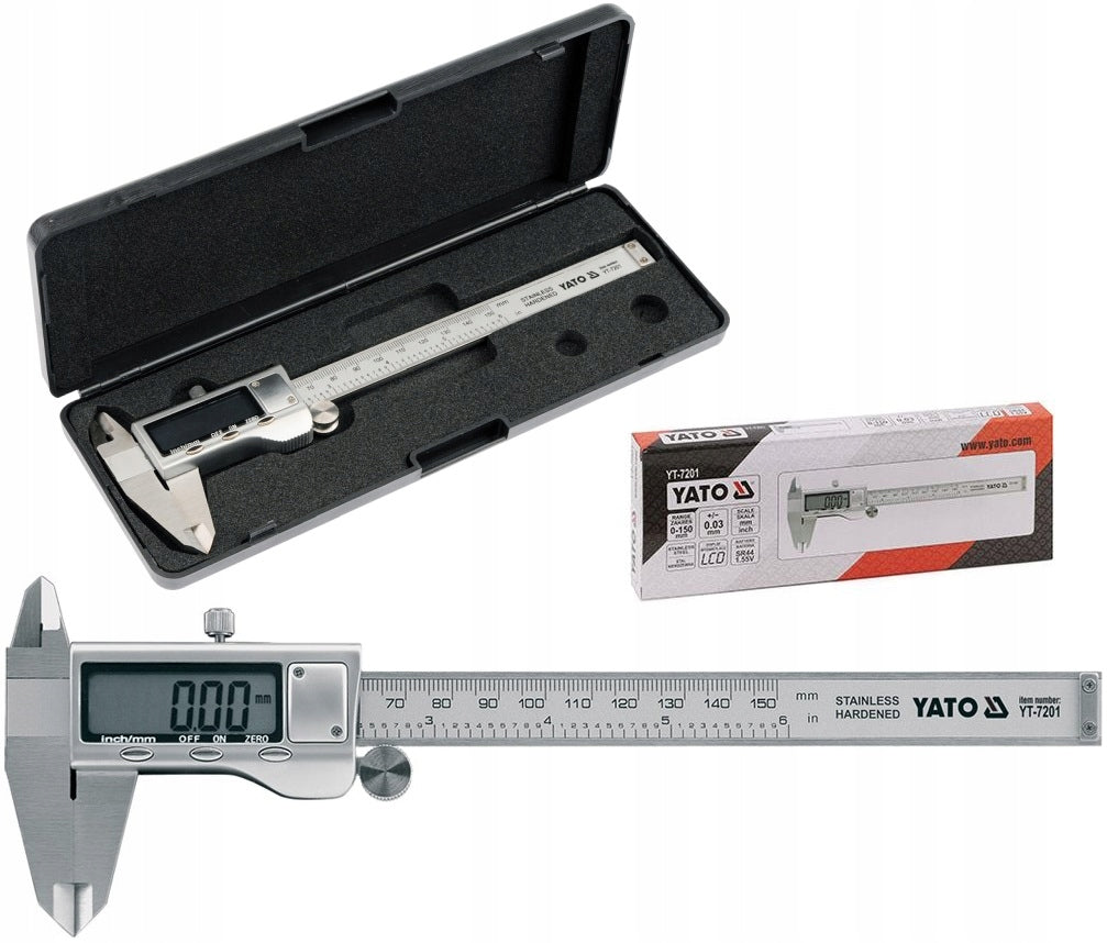 Electronic caliper Yato 150 mm YT-7201 Manufacturer code YT-7201