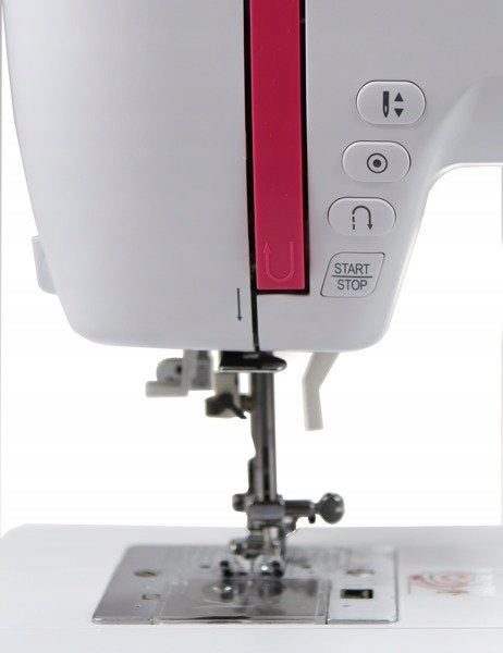 Electronic home sewing machine Patrycja 2090 198 stitch number letter Dominant color white