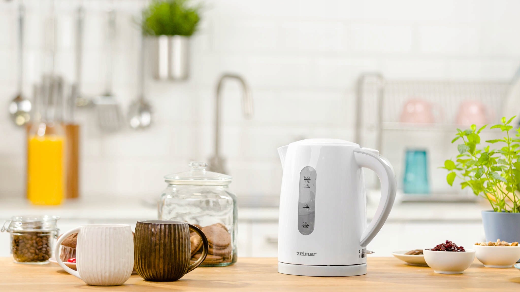 Electronic kettle Zelmer ZCK7616S 2200W 1,7l Model ZCK7616S