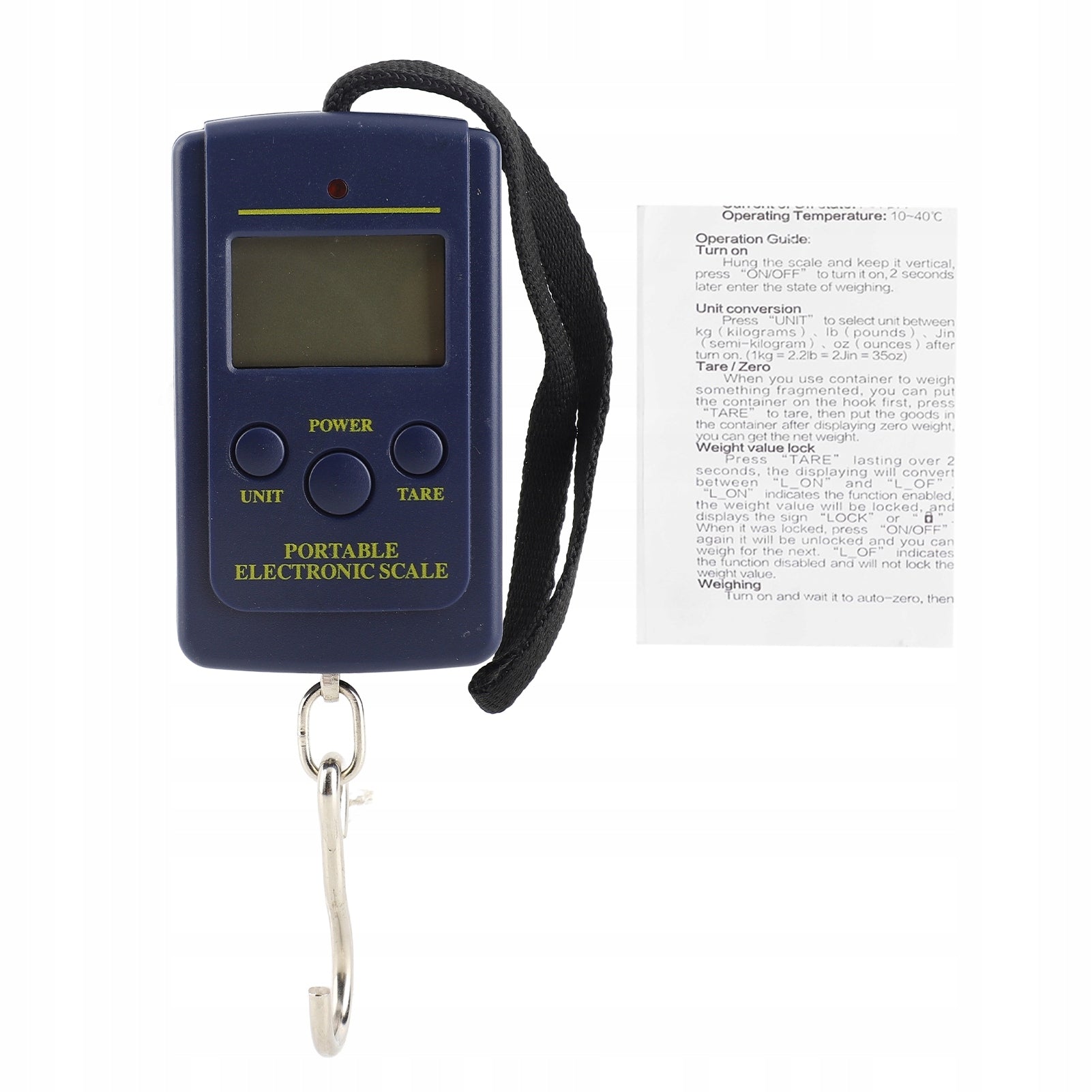 Electronic scale, electronic hanging scale for everyday use Model 3525PBVZ