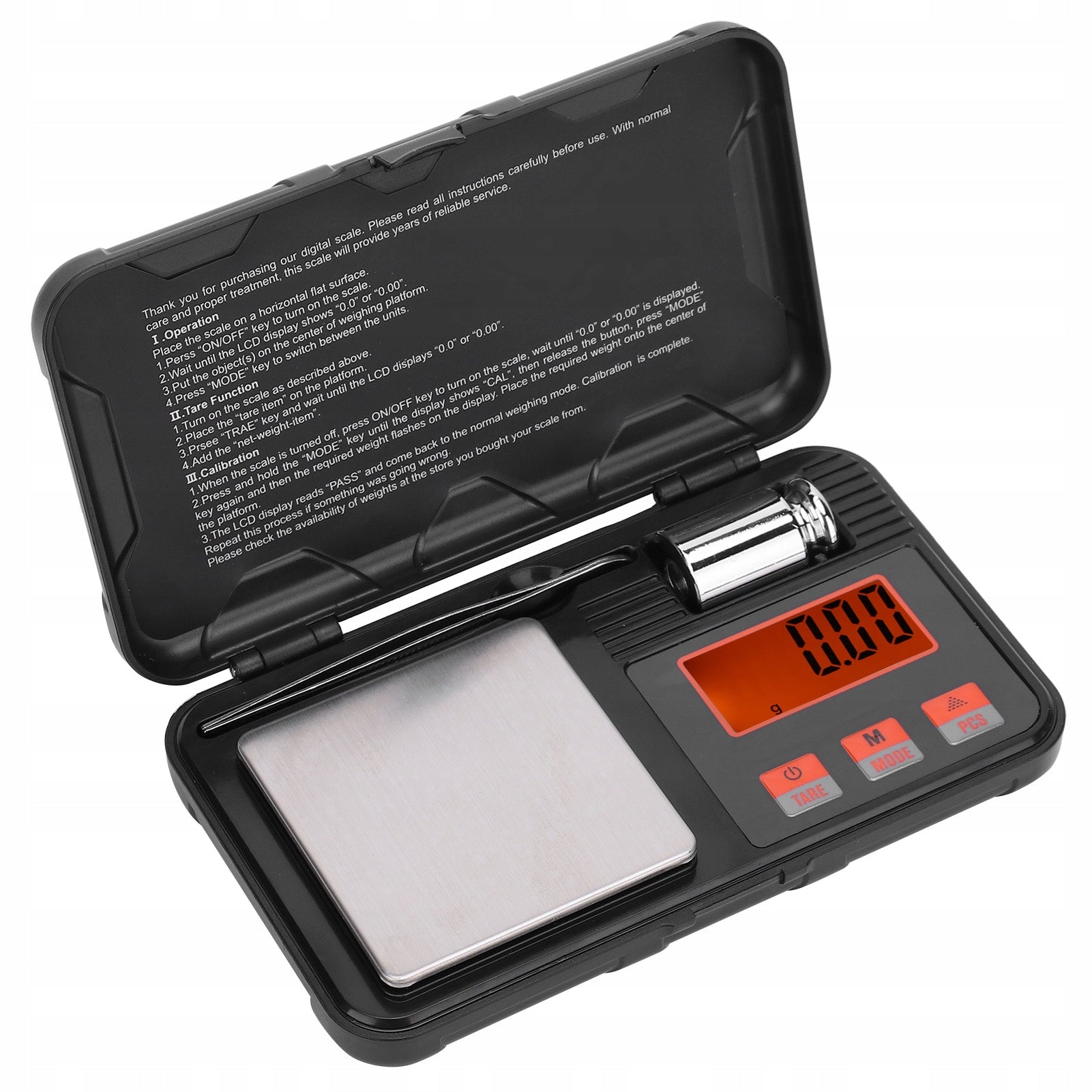 Electronic scale, mini jeweler scale for safety measurement