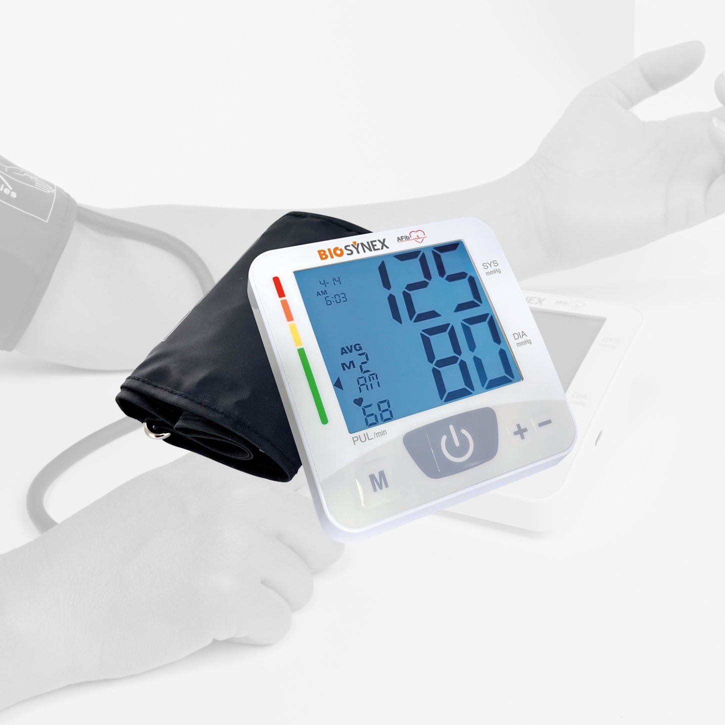 Electronic shoulder blood pressure monitor automatic LCD display