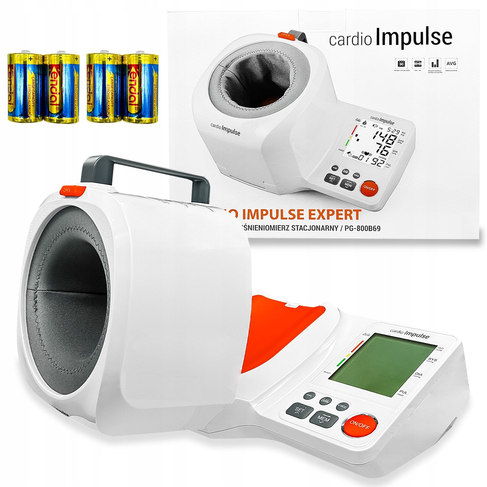 Electronic stationary blood pressure monitor Cardio Impulse Expert set