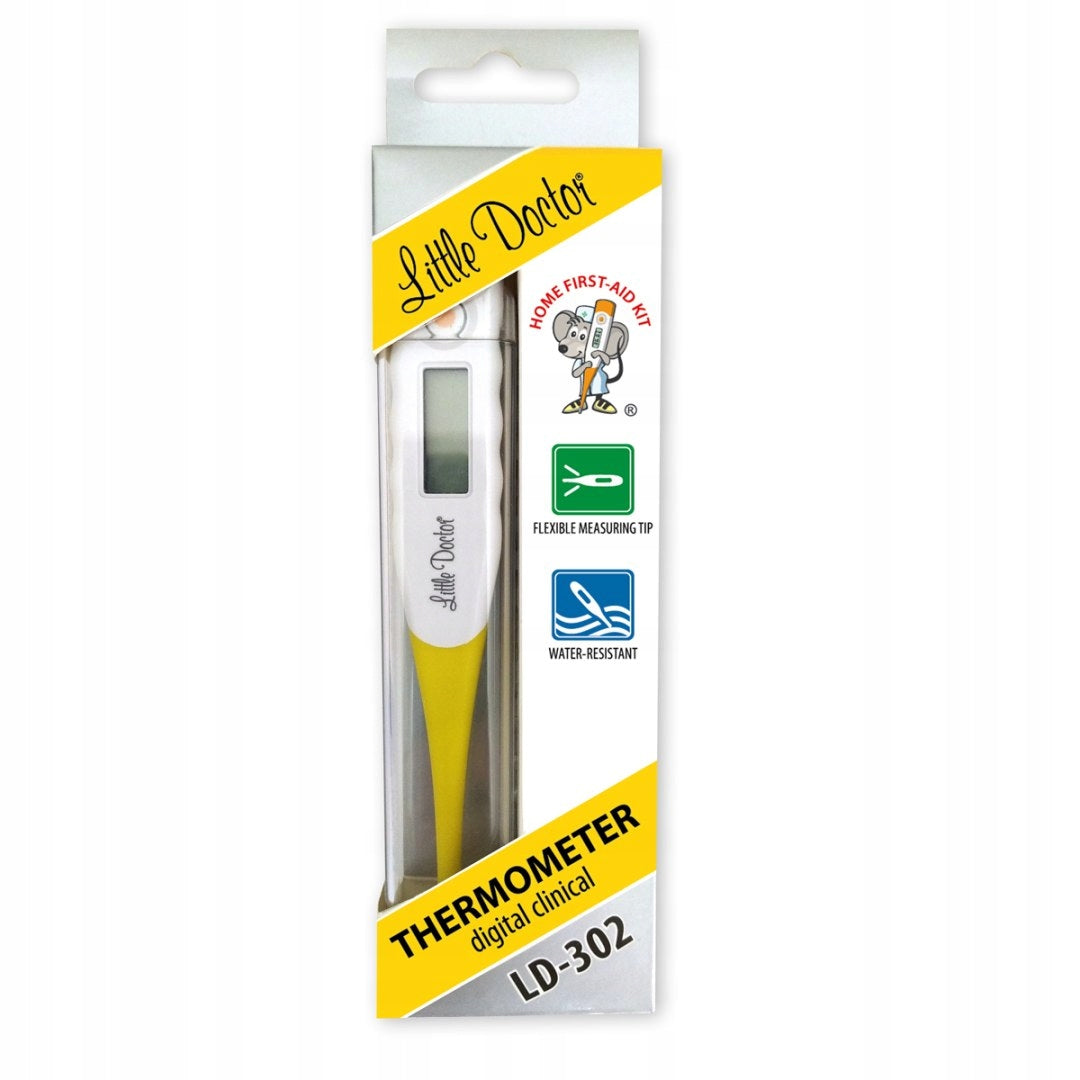 Electronic thermometer Little Doctor LD-302 with flexible tip yellow