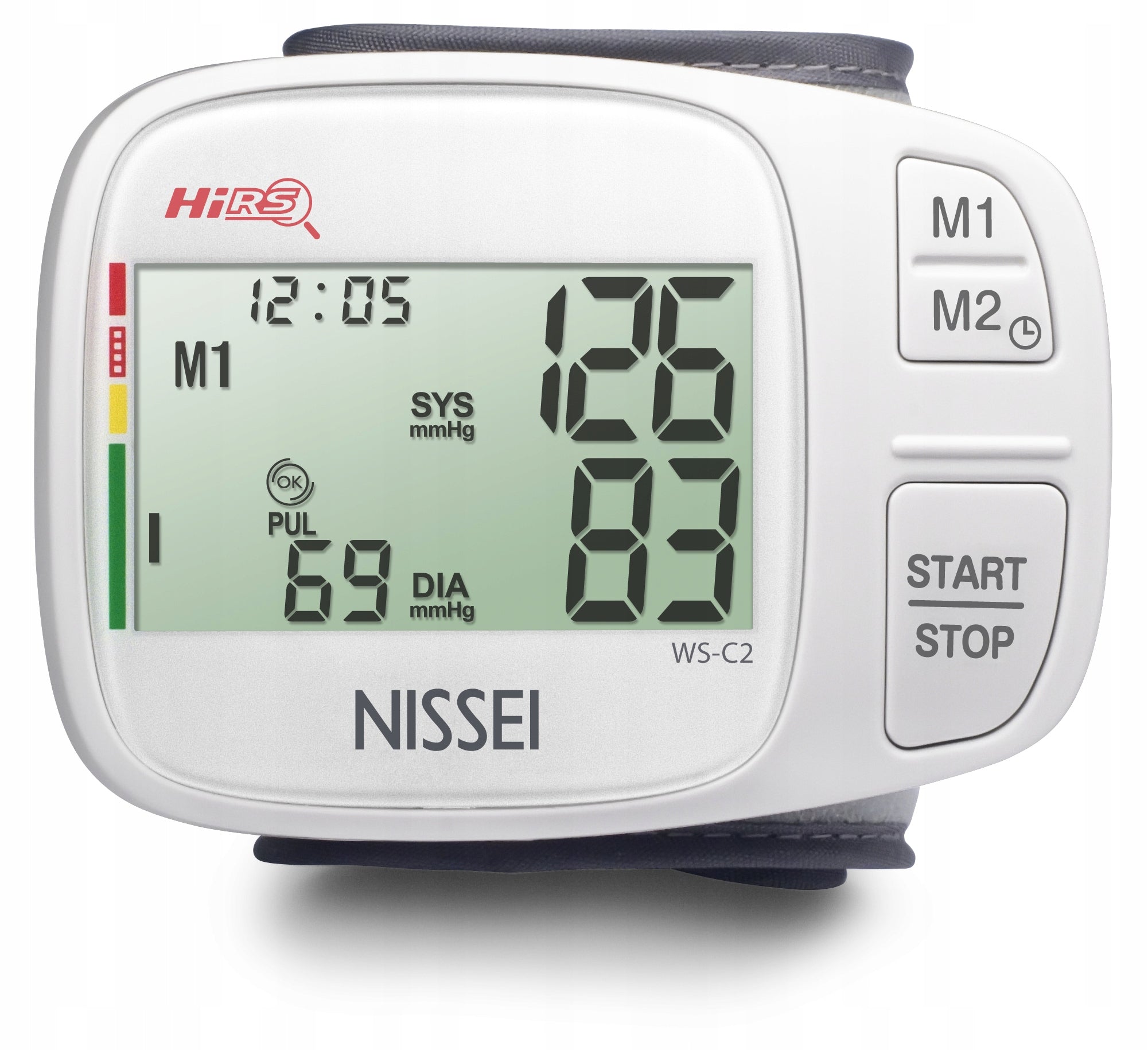 Electronic wrist blood pressure monitor with batteries NISSEI WS-C2 EAN (GTIN) 4931140061421