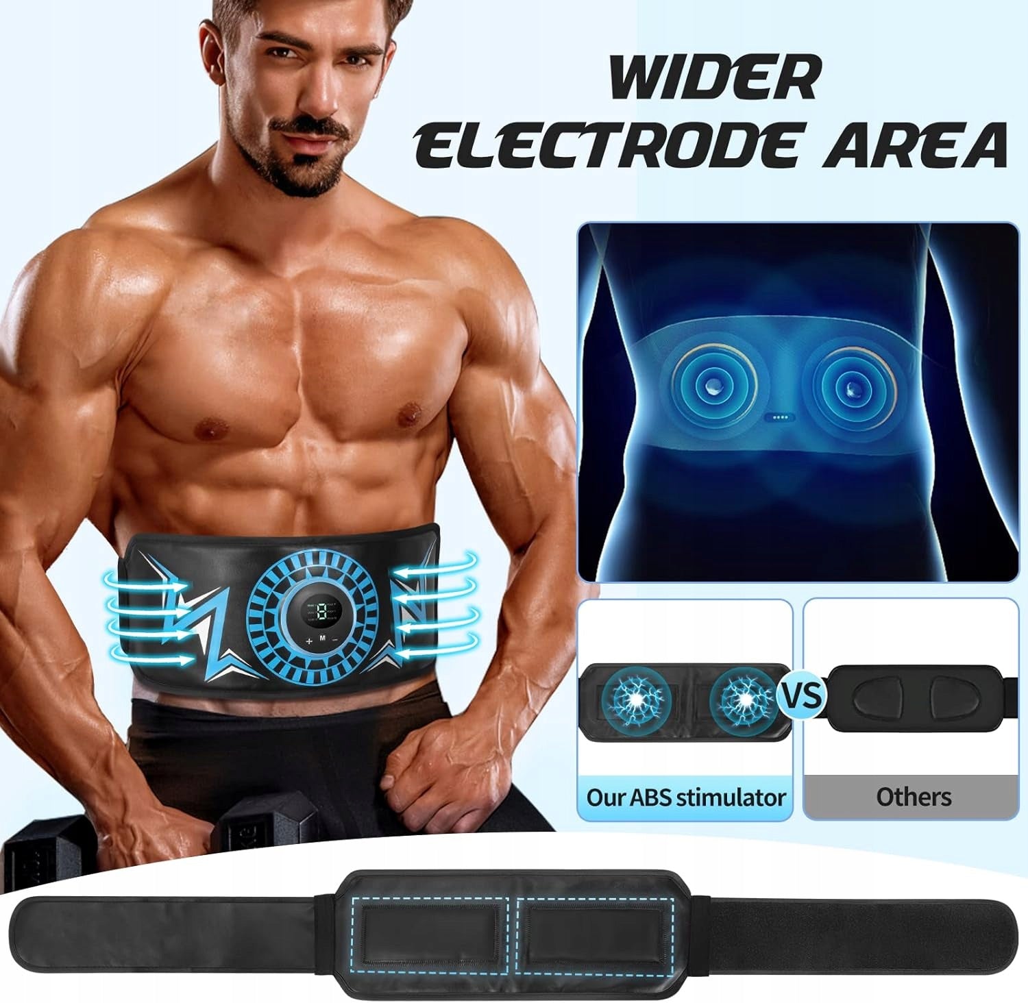 Electrostimulating Belt Abdominal Muscle Fitness Slimming JOYTOUR EHK Brand no brand