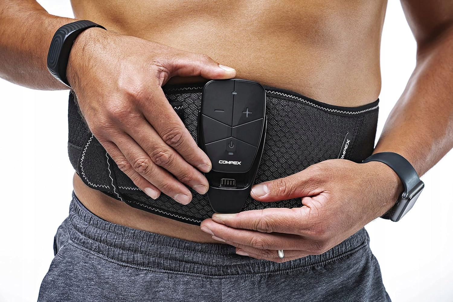 Electrostimulation Belt Compex Corebelt 3.0 Unisex L/XL Black Brand Compex