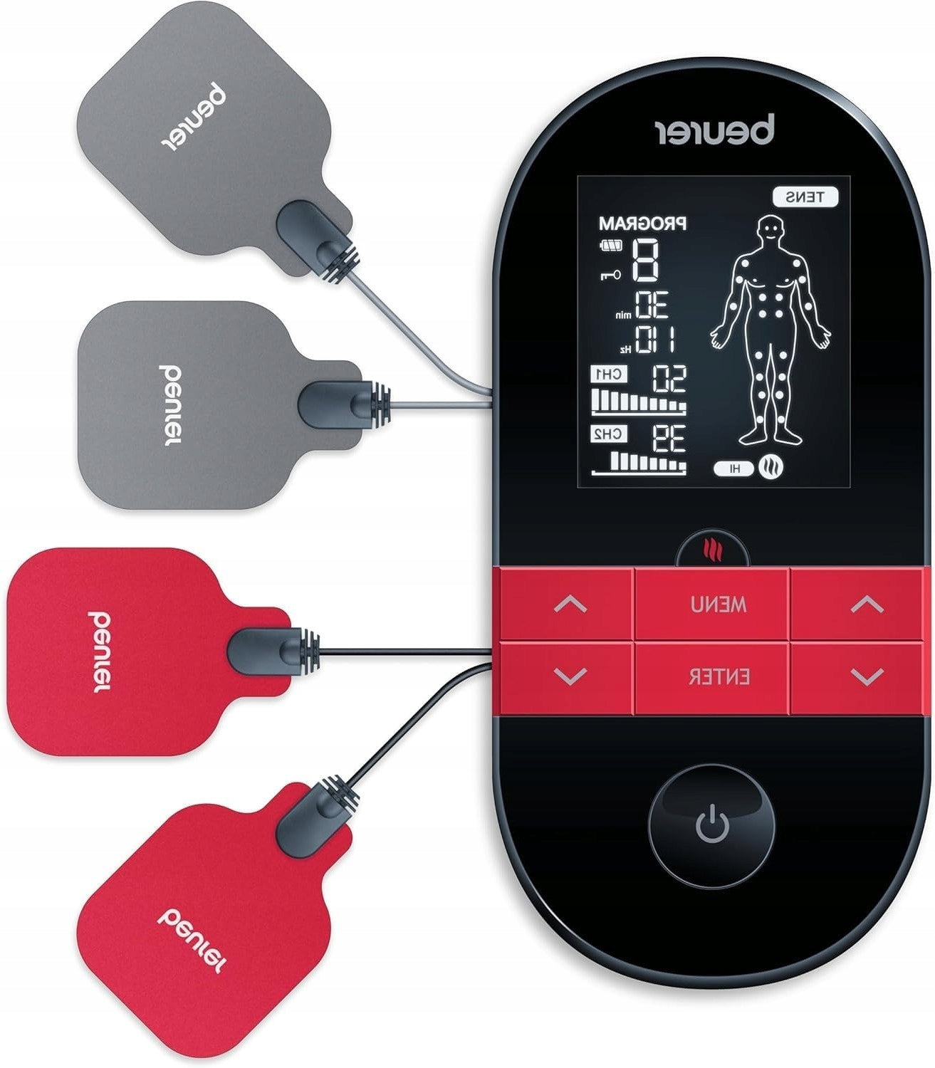 Electrostimulator Beurer EM 59 Heat TENS EMS with heating function massager Packaging status original