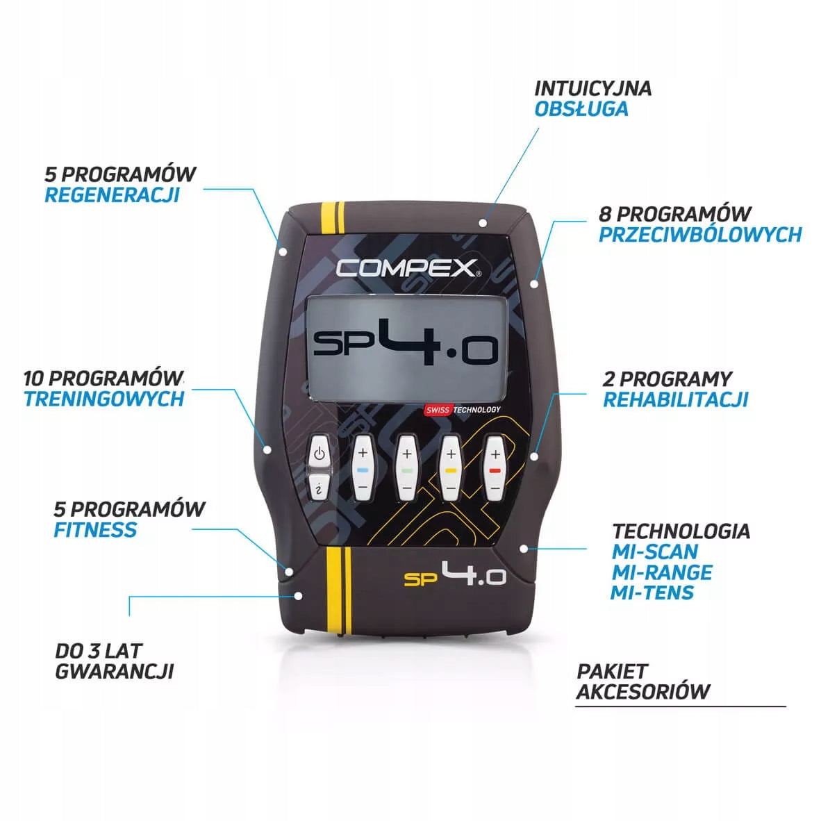 Electrostimulator Compex SP 4.0 Color black