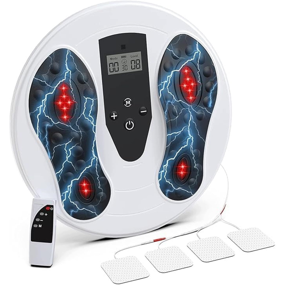 Electrostimulator Foot Massager With Infrared Multifunctional 3in1 With Remote Control