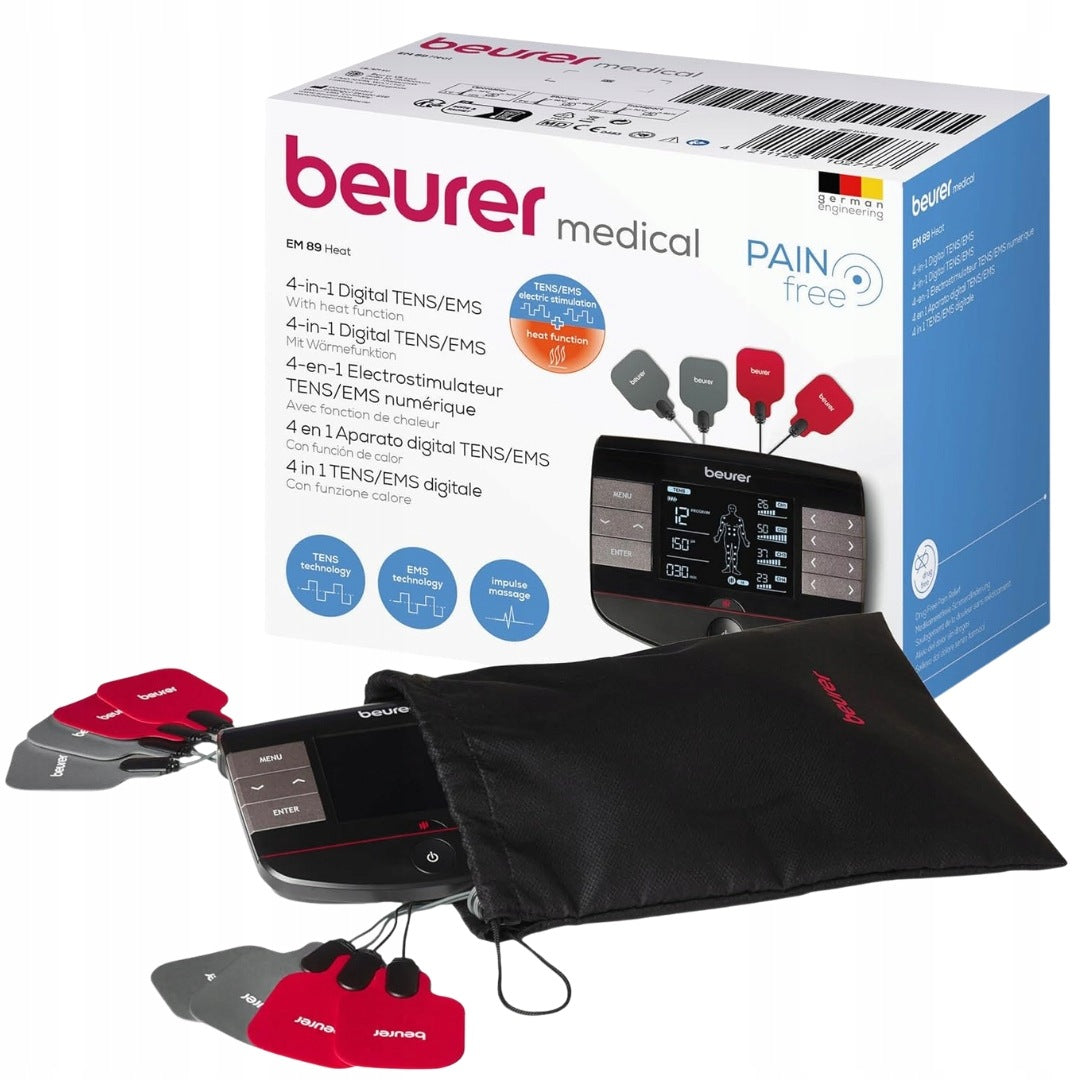 Electrostimulator TENS EMS Beurer Em 89 MASSAGE STIMULATION NERVE MUSCLES
