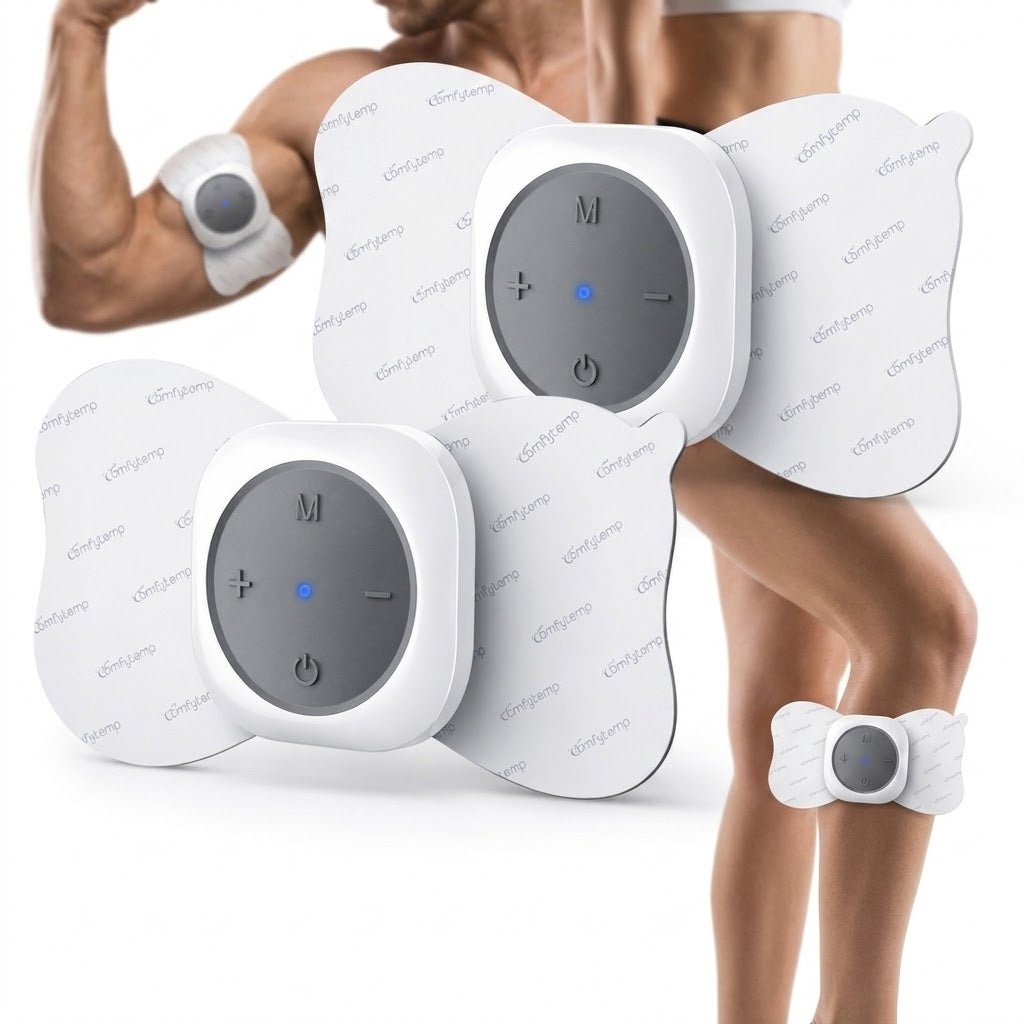 Electrostimulator TENS EMS Wireless Muscle Massizer Back Abdominal Pads